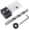 Dowel Drilling Guide Jig Straight Pocket Hole Jig Locator Step Drill Bit Woodworking Tool 1/2”