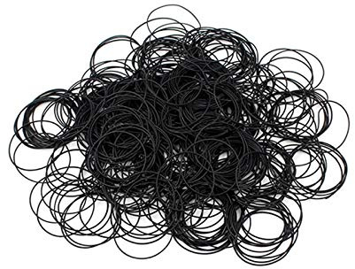 5Pcs Schwarz NBR-Kautschuk CS 0.5mm OD 21/24,5/26/31/40/56/61/80/81mm Wasserdichte Dichtung Washer Gummi-O-Ring, 26x25x0.5mm