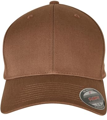 Flexfit Unisex Wooly Combed Baseballkappe, Youth, Coyote/Brown