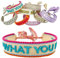 LS-LebenStil Exklusives Statement Armband Quasten besticktes Boho Canvas Webarmband (Do what you Love)