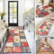 BAYUE Läufer Teppich Lang Flur rutschfest Waschbar 50X300CM,Modern Küchen Teppich Polyester Dauerhaft, Schlafzimmer Muster Carpet, für Wohnzimmer Büro Esszimmer, Anpassbar Teppichläufer Meterware