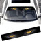 Adesivo 3D Wolfeye per parabrezza auto, in ghisa, per cofano, per auto, tuning, per parabrezza, 133 x 21 cm