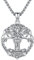 Collier Arbre de Vie en Argent Sterling 925, Pendentif Arbre de Vie pour Homme Femme, Collier Viking Marteau de Thor, Nœud Celtique Pendentif, Arbre de Vie Amulette Bijoux