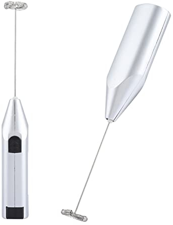 Pwshymi Household Electric Handheld Egg Breaker Whisk Milk,Battery Operated Electric Coffee Frother Whisk, Mini Hand Mixer Machine For Matcha, Latte, Cappuccino, Hot Chocolate, Drinks