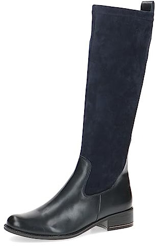 CAPRICE 9-25514-41, Stivali piatti Donna, Blu (Ocean Comb), 40.5 EU