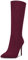 Saekcted Donna Spillo Alto High Tacco Heel Chiusa a Punta Metà polpaccio Cerniera Ufficio Clear Classico Stivali 10 CM Heels Borgogna Rosso 35 EU