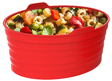 Firulab Slow Cooker Inserts, Heat Proof Silicone Cooking Insert Liners, Food Grade Slow Cooker Inserts for Oval Pots, Safe Cooking Protective Pot Liner
