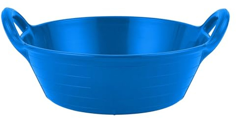 Red Gorilla Plas Small Skip Feed Bucket Tub Feeder Trough for Animal Feeding Garden Stable Building Site 11 Litre Capacity (Blue)