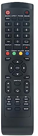 ALLIMITY Sostituisci Telecomando adatto per AKAI TV AKTV3223 AKTV3228-SMART AKTV4328H AKTV2423H AKTV5534 AKTV3223T AKTV4029-SMART AKTV5539H-UHD-SMART AKTV433-SMART AKTV3227H AKTV3228H AKTV3222T-SMART