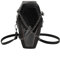 YIGEBAG Frauen Crossbody Tasche Halloween PVC PU Umhängetasche Sarg Form Transparent Unterarmtasche for Büro Reisen Make Up Kosmetiktasche, Schwarz, 22x21x12cm/8.66x8.27x4.72in