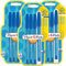 Papermate InkJoy Kugelschreiber, ultraglatt, blaue Tinte, mittlere Spitze, 100 Kappe, 1,0 mm, Kugelschreiber, 3 x 4, Multipack (insgesamt 12) für Büro, Zuhause, Schule, Stift plus Magnet