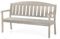AMATA UNGURS Dreifachbank Klassisches Design - Wetterfeste Holzbank für Draußen, Terrasse, Hinterhof und Garten Feuerstellen - Ergonomischer und langlebiger Stuhl, Zeitloses Design (Grau)