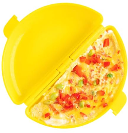 Molde de silicona para tortillas, horno de microondas, portátil, para tortillas, bollos de huevo, para utensilios de cocina, vaporizador de huevos