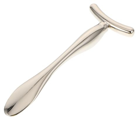 Augenmassagestift 4 Stück aus Zinklegierung für Augenpflege Silber | Kleines Hautpflegegerät, für Augen und Gesichtsmaske, Robust Verarbeitet, Damenbedarf, Praktisches