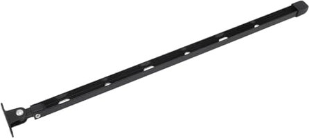 Kit de Abre de Ventilación Techo Invernadero Aluminio Resistente, Ventana Manual Ajustable para la Mayoría los Invernaderos, a Prueba óxido con 6 Tornillos, 15.35 Pulgadas, (Black)