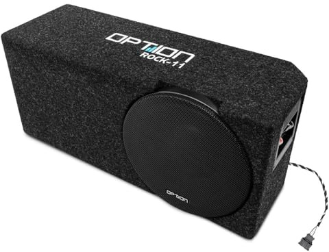 Option Subwoofer Kit kompatibel mit VW ID.4 (mit H/K-Soundsystem ab Werk) ROCK-11 Passiv 20cm Bassreflex-Subwoofer, 200 Watt RMS