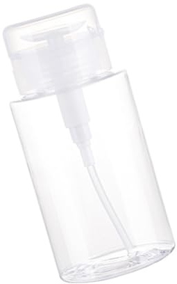 Push-Down-Spender, Flip-Top-Kappen, nachfüllbar, leere Flasche, transparent, verschließbar, Reise-Kosmetikverpackung, leere Flasche, nachfüllbare Behälter für Toilettenartikel/Shampoo