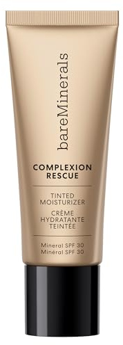 bareMinerals COMPLEXION RESCUE Feuchtigkeitscreme mit SPF 30 | Feuchtigkeitsspendende getönte Tagespflege mit mineralischem SPF 30 für ein strahlendes Finish. 24h Feuchtigkeit, 35ml