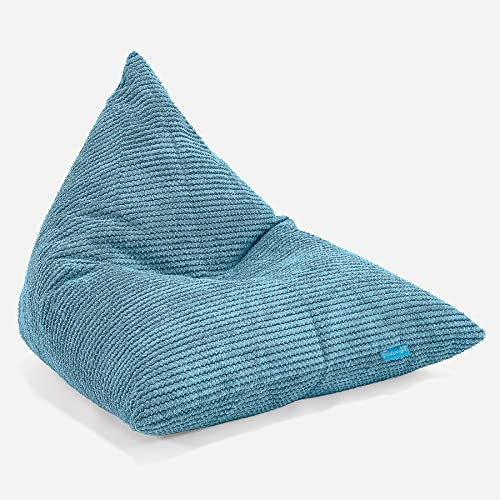 Lounge Pug, Kinder Sitzsack Gaming, Kindersessel, Pom-Pom Türkis