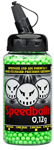 Speedballs Airsoft Munition New Formula BBS 0,12g 2.000er Speedloader Zombie Green