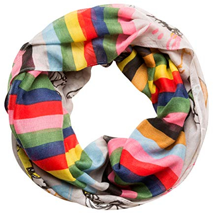 CODELLO Bunter Loop mit Peanutsmotiv Mehrfarbig Onesize