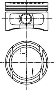 IPSA PI005600 Kolben Motor-Kolben 49,27mm