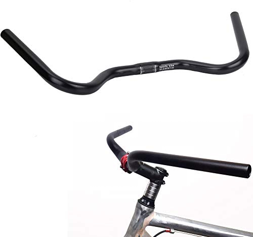 CUEA Fahrradlenker, schwarzer hochfester Fahrradlenker, Aluminiumlegierung Delicate for Bike