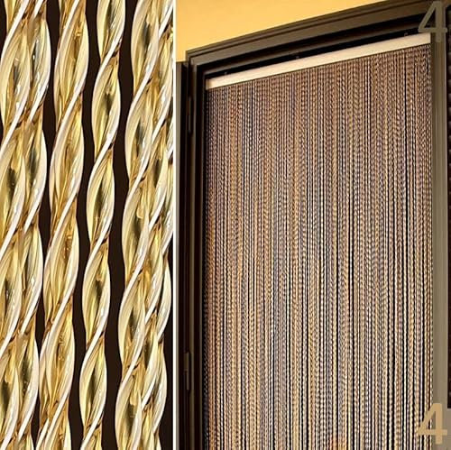 BricoShopping Tenda moschiera Mod.C a fili in pvc regolabile Zanzariera per porta finestra esterna ingresso balcone camper filo ANTIMOSCHE 4 misure