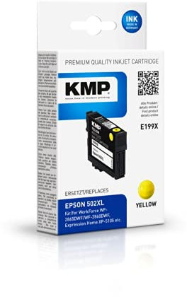 KMP Tinte E199X (Yellow) ersetzt Epson 502XL (T02W4 - Fernglas)