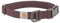 Carhartt Voll verstellbare Nylon-Gurtband-Halsbänder für Hunde, reflektierende Nähte für Sichtbarkeit, Deep Wine (Nylon-Segeltuch und Gurtband), Large
