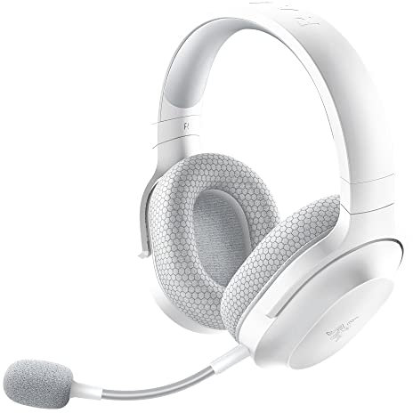 Razer Barracuda X Wireless Gaming & Mobile Headset (PC, Playstation, Switch, Android, iOS): 2022 Model - 2.4GHz Wireless + Bluetooth - Lightweight 250g - 40mm Drivers - 50 Hr Battery - Mercury White