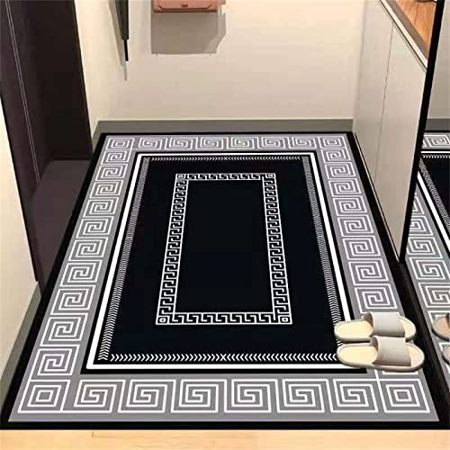 Out Door RugLiving Room Rugs LargeGray Balcony Corridor Garden Villa Non-Slip Machine WashableOutdoor Rugs40X60cm