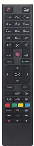 ALLIMITY RC4876 Télécommande Remplacer pour Technical Technika Techwood Telefunken Tucson Waltham WLHD2412VB16 TL43DLED309B17 40A02B TK32DHD30015 TEC32LEDT16 22-278-AW15 LED2810HDB