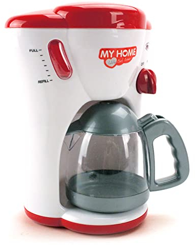 URFEDA 19 Style Jouets de Cuisine Électriques, Jeu de Rôle de Cuisine pour Enfants, Mini Cafetière, Mixer, Blender, Un Grille-Pain Et Autres Accessoires de Cuisine avec Lumière Et Musique, 3+ Ans