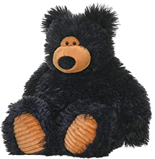 Wild Republic Snuggleluvs, Schwarzbär, Beschwertes Kuscheltier, 38 cm, Geschenk für Kinder, Plüschtier, Füllung aus recycelten Plastikflaschen