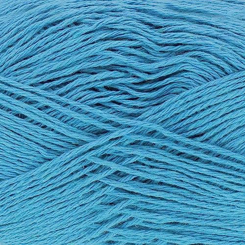 King Cole Big Value Recycled Dishcloth Cotton Aran Yarn 100g (Turquoise 5065)
