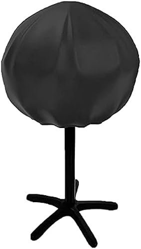 Niktule Grill Cover for George Foreman Electric Grill, Small Round Grill Cover for Indoor Outdoor Grill, Waterproof Barbecue Covers, All Weather Resistant, 19.69 X 17.72H, Black