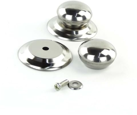 Milisten 1pc Pot Lid Knob Universal Commodities Pot Lid Handle Pan Lid Handle Metal Cotton Holder Standard Pan Replacement Knobs Cookware Replacement Lid Knob Cover Stainless Steel Pot