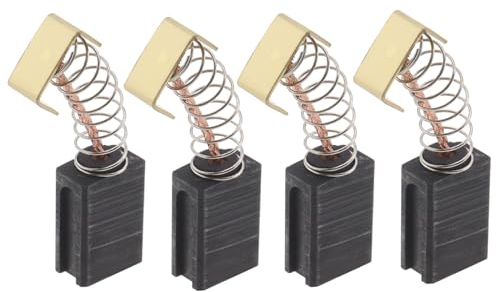 Be In Your Mind 2 Pares de Cepillos de Carbón 6x10x14mm Herramienta Eléctrica Amoladora Angular Motor Cepillos de Carbón Compatible con Parkside PBH 1500 A1