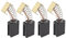 Be In Your Mind 2 Pares de Cepillos de Carbón 6x10x14mm Herramienta Eléctrica Amoladora Angular Motor Cepillos de Carbón Compatible con Parkside PBH 1500 A1