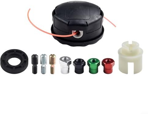 FACULX Cabezal de desbrozadora universal, para alimentación de velocidad 400 Bump Feed para SRM230 SRM210, recortadora de cuerdas de desbrozadora, accesorios de cabezal de recortadora