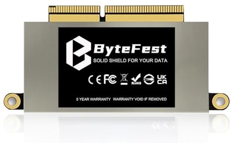 ByteFest Mac SSD 2TB para Apple MacBook Pro Retina 13 A1708 (2016-2017) EMC 2978 3164 Non-Touch Bar (MACOS PRE-Instalado)