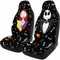 GENANY Horror Nightmare Skellington Couple 2 Front Car Seat Covers for Car Truck Sedan SUV, Christmas Car Gifts, Durable Automotive Seat Covers, Bucket Seat Cover, Protective Interior Accessory