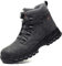 Zapatos de Seguridad para Hombre Mujer Impermeable Botas de Seguridad con Puntera de Acero Botas de Trabajo Cómodos Antideslizante Gray 43 EU