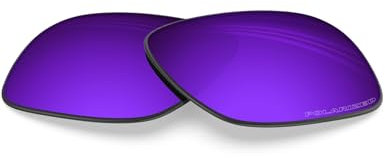 BlazerBuck Polarisierte Ersatzgläser für RayBan RB4333D 55 mm Sonnenbrille, Kosmisches Lila, polarisiert, 0