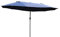 Outsunny Parasol de jardin exterieur parasol double rectangulaire 4,6L x 2,7l x 2,4H m avec ouverture fermeture manivelle, cadre en acier, toile 180 g/m², parasol pour balcon, piscine, bleu