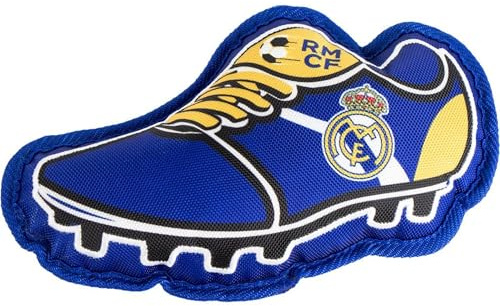 Real Madrid Hundespielzeug, offizielles und weiches Polyester, ideales Sportzubehör zum Beißen, Spielen und Unterhalten Ihres Haustieres bequemen