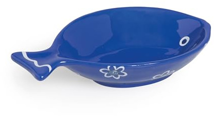 Excelsa Ocean Set mit 4 Schalen in Fischform, Keramik, 17 x 11,20 cm