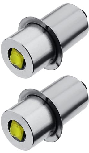 NATEFEMIN 2 x Ersatz-Taschenlampe für Ryobi P700 P703 P704 FL1800 Taschenlampe, P13,5S 3 W 12 V