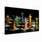 CALVENDO Bunte Schachfiguren - Schach, Spiel der Könige